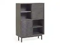 LivingStyles Mira Acacia Timber Display Cabinet offer