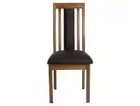 LivingStyles Mansfield Messmate Timber Chair, PU Seat & Back offer