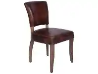 LivingStyles Ditton Leather Dining Chair, Brown / Briar Smoke offer