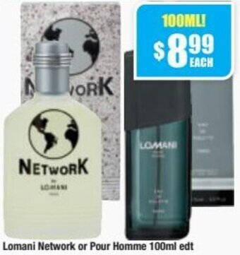 Chemist Warehouse Lomani Network Or Pour Homme 100ml Edt offer
