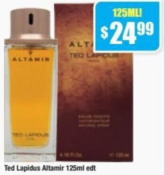 Chemist Warehouse Ted Lapidus Altamir 125ml Edt offer