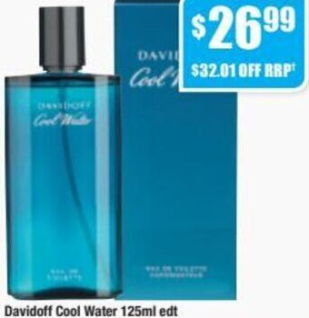 Chemist Warehouse Davidoff Cool Water 125ml Edt offer