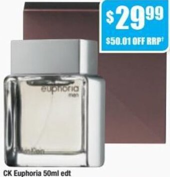 Chemist Warehouse CK Euphoria 50ml Edt offer