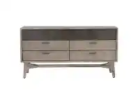 LivingStyles Corbin Commercial Grade Acacia Timber 6 Drawer Dresser offer
