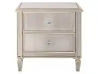 LivingStyles Barbra Luxe Mirrored Night Stand offer