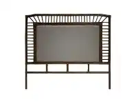 LivingStyles Cayman Lamoore Rattan & Linen Bed Headboard, Queen offer