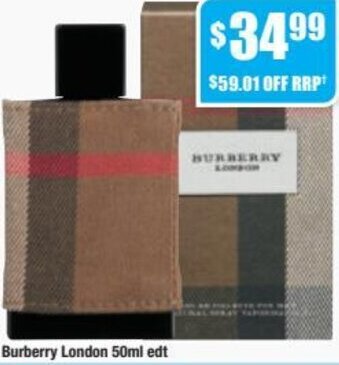 Chemist Warehouse Burberry London 50ml Edt offer