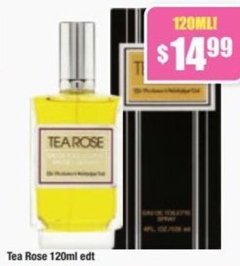 Chemist Warehouse Tea Rose 120ml Edt offer