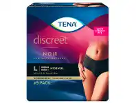 Tena Discreet Noir Low Waist Women’s Underwear Large 9 Pack