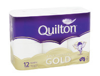 Woolworths Quilton Gold Toilet Tissue Pk 12 offer