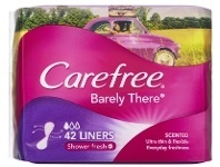 Chemist Warehouse Carefree Barely There Liners Shower Fresh Scent 42 Pack offer