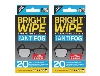 Bright Wipe Lens Cleaning Antifog Wipes 20 pack