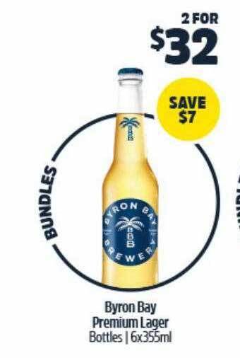 BWS Byron bay premium lager offer