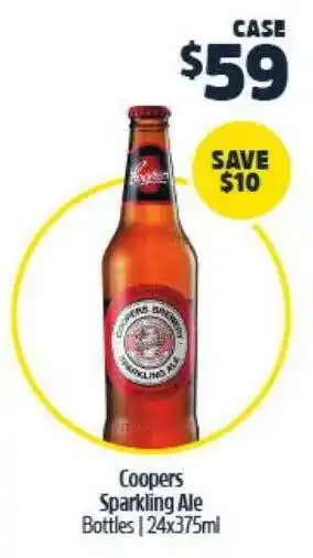 BWS Coopers sparkling ale offer