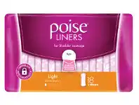Poise Liners Light 18 Pack