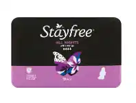 Stayfree Ultra Thin All Nights with Wings 10 Pack