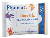 Good Price Pharmacy Pharma C Essentials Kidz Antibacterial Wipes 15 Pack offer