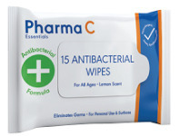 Good Price Pharmacy Pharma C Essentials Antibacterial Wipes 15 Pack offer