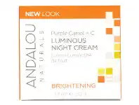 Cincotta Chemist Andalou Brightening Purple Carrot + C Luminous Night Cream 50g offer