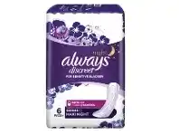 Cincotta Chemist Always Discreet Level 6 Maxi Night 6 Pads offer