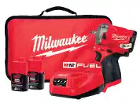 Repco Milwaukee M12 Fuel 3/8" Stubby Impact Wrench Kit offer