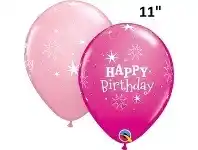 The Party People Shop Balloon - Latex 11 Birthday Pinks Assorted offer