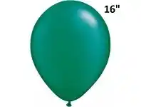 The Party People Shop Balloon - Latex 16" Pearl Emerald Green offer