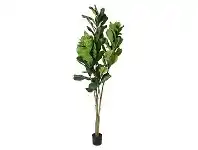LivingStyles Potted Artificial Fiddle Leaf Fig Tree, 210cm offer
