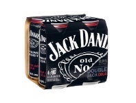 Liquorland Jack Daniel’s Double Jack & Cola Cans 4x375ml offer
