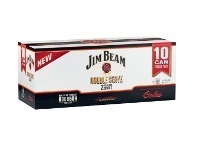 Liquorland Jim Beam White Double Serve 6.7% Can 375ml (10Pk) offer