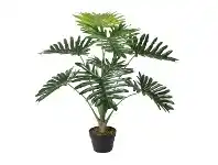 LivingStyles Potted Artificial Philodendron Plant, 90cm offer
