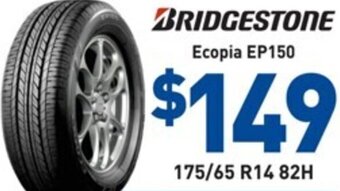 Bob Jane T-Marts Bridgestone Ecopia EP150 offer
