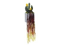 LivingStyles Logan Artificial Mini Cactus with Hanging in Pot, Multi offer