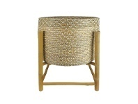 LivingStyles Sioux Seagrass Planter on Bamboo Stand offer