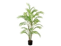 Glamorous Fusion Potted Artificial Golden Cane Palm Tree, 130cm