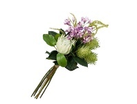 LivingStyles Glamorous Fusion Artificial Protea & Iris Arrangement, 70cm offer