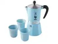Bialetti Stovetop Espresso Maker and Cup Set