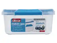Décor Match-Ups Clips Oblong Container 1L