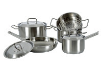 Harris Scarfe Scanpan 5pc Commercial Stainless Steel Cookset offer