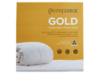 Harris Scarfe Minijumbuk Gold Wool Pillow offer
