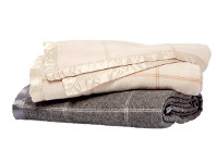 Harris Scarfe Gainsborough Check Wool Blend Blanket QB/KB offer