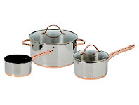 Smith+Nobel Aurem Stainless Steel Copper Base Cookware - 14cm Milkpan
