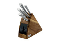 Harris Scarfe Wiltshire 6pc Stay Sharp Stainless Steel Knife Block offer