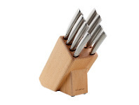 Harris Scarfe Scanpan 9pc Classic Rubberwood Knife Block offer