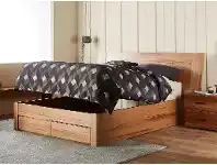 Snooze My Design Extended Queen Headboard with Gas Lift 2 Drawer Base offer