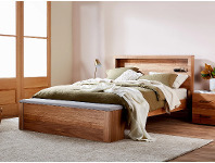 Snooze My Design Feature Queen Headboard with Storage Blanket Box Base offer