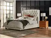 My Style Classic Wing Queen Headboard with Standard Base