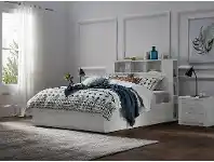 Snooze Empire Queen Bed with Gas Lift Storage Drawer Base offer