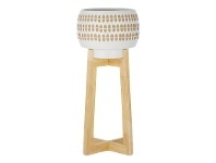 LivingStyles Fremont Ceramic Pot on Stand offer