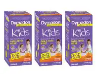 Dymadon 2-12 Years Orange Colour Free 200ml